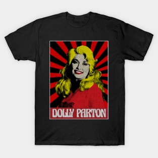 Dolly Parton 1980s Pop Art Fan Art T-Shirt